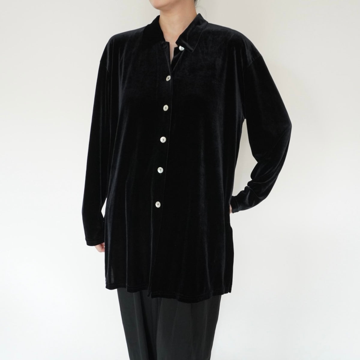 80s Velour Shirt Made in USA