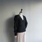 80s Black Design Knit