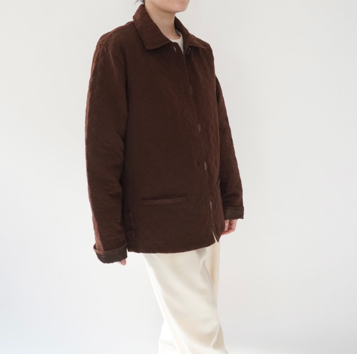 90s Quilted Light Jacket