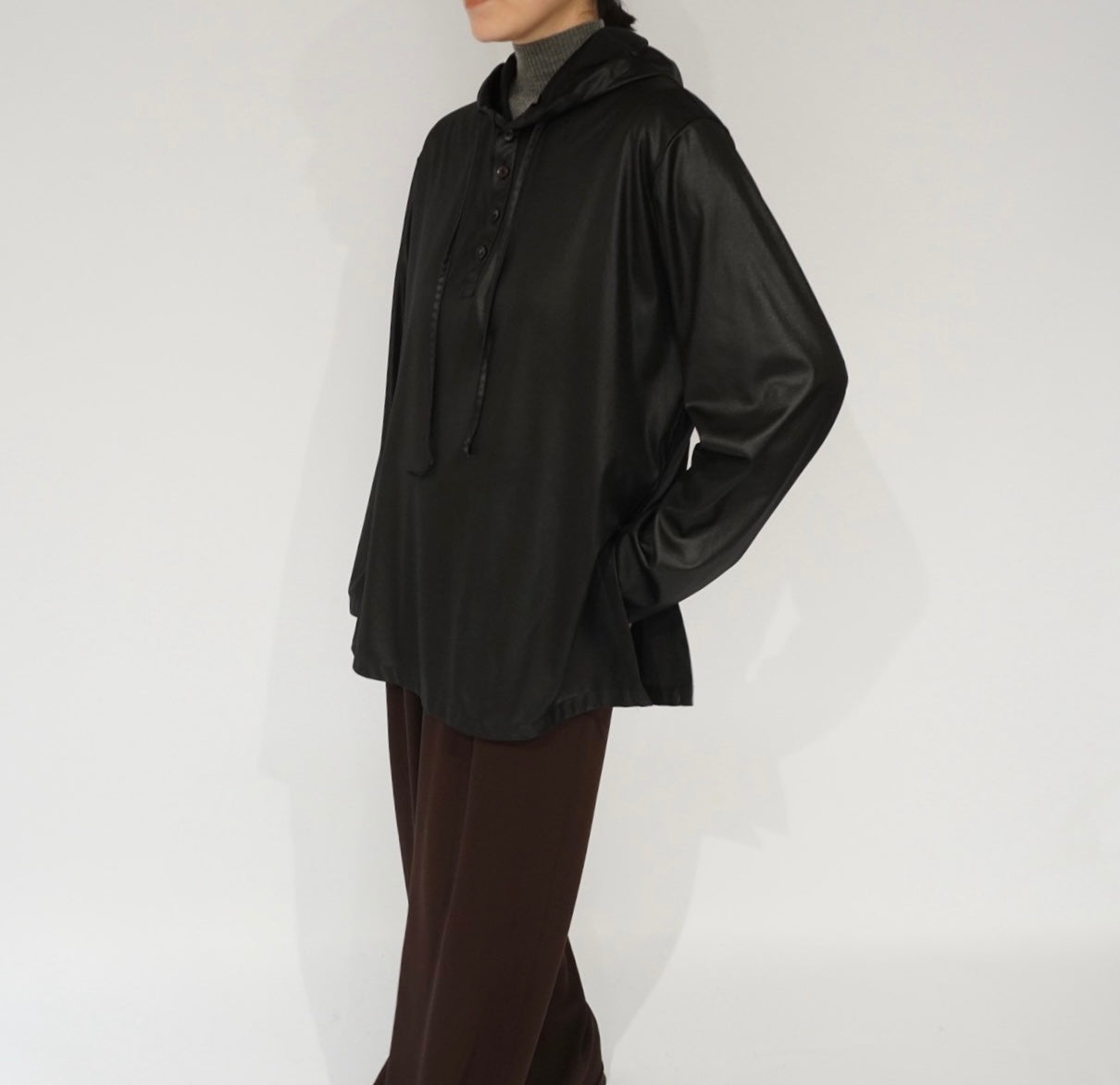 90s Hooded Blouse