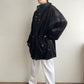 90s Black Velour Reversible Jacket