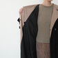90s Black Design Maxi Coat