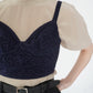 90s Embroidery Top Made in Italy