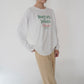 80s Printed Long Sleeves T-shirt Made in USA