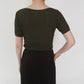 90s Silk Ribbed Top