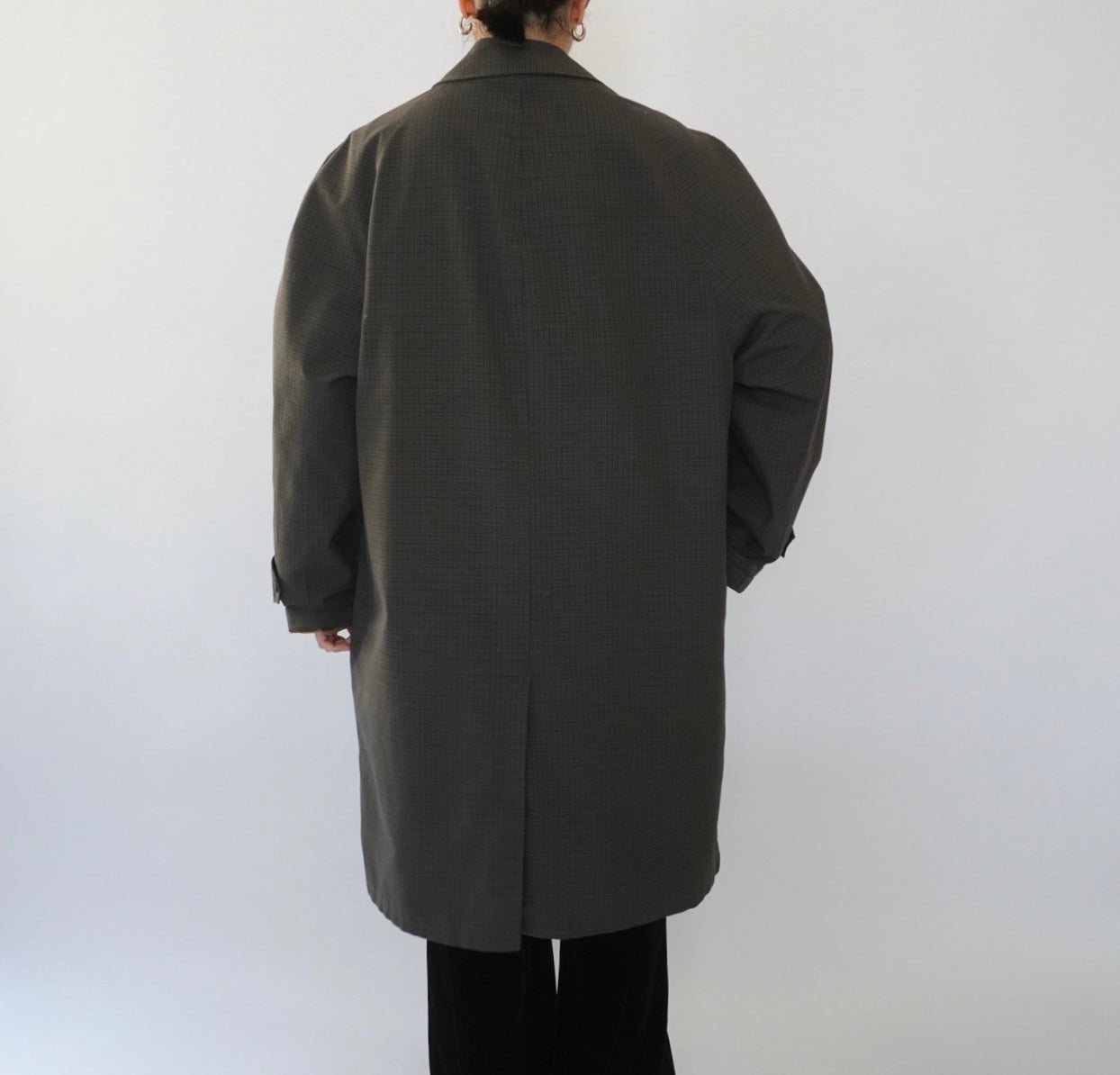 60s "Plymouth" Plaid Coat