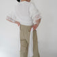 80s Lace Design Blouse