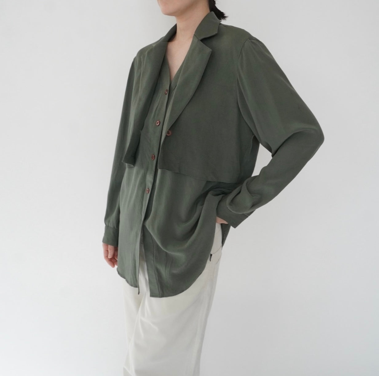 90s Silk Design Shirt