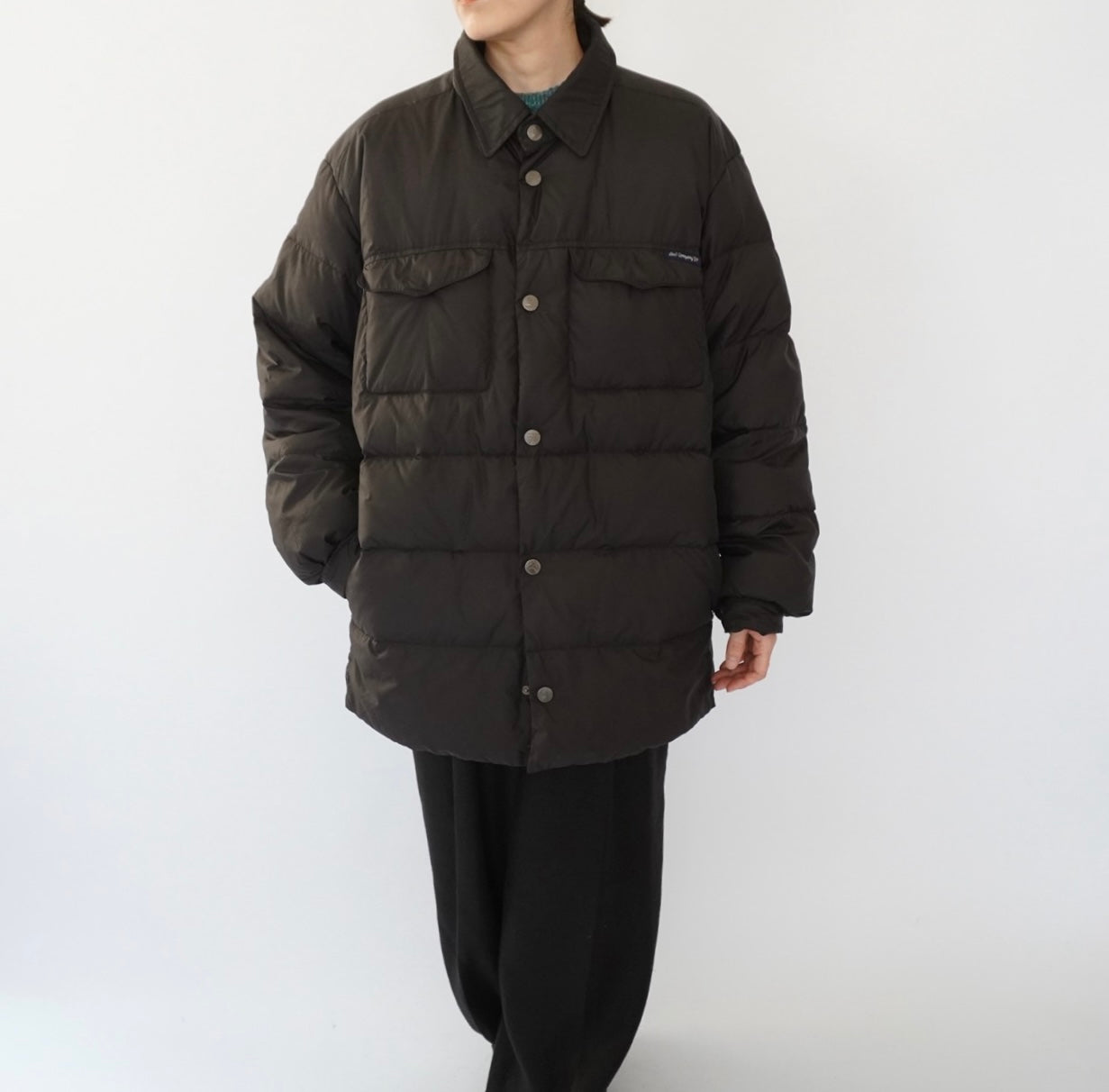 90s Black Down Jacket