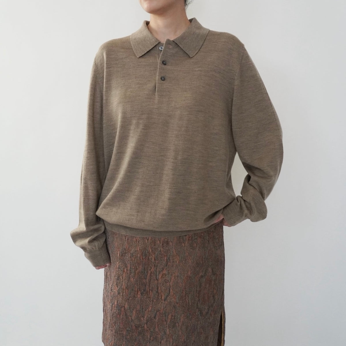 Merino Wool Knit Top
