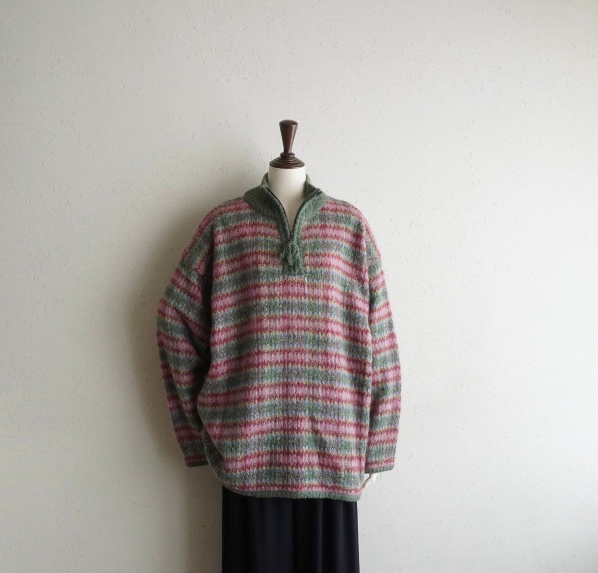 90s Half Zip Mohair Knit