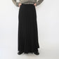 90s Maxi Pleats Skirt Made in USA