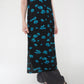 90s Rayon  Printed Sleeveless Dress