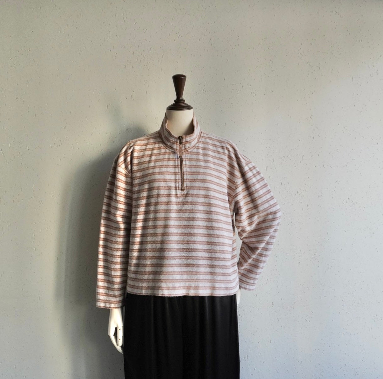 90s Striped Cotton Top