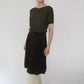 90s Silk Ribbed Top