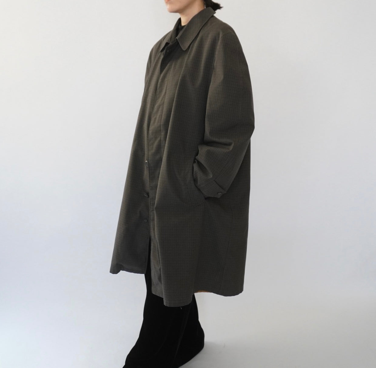 60s "Plymouth" Plaid Coat