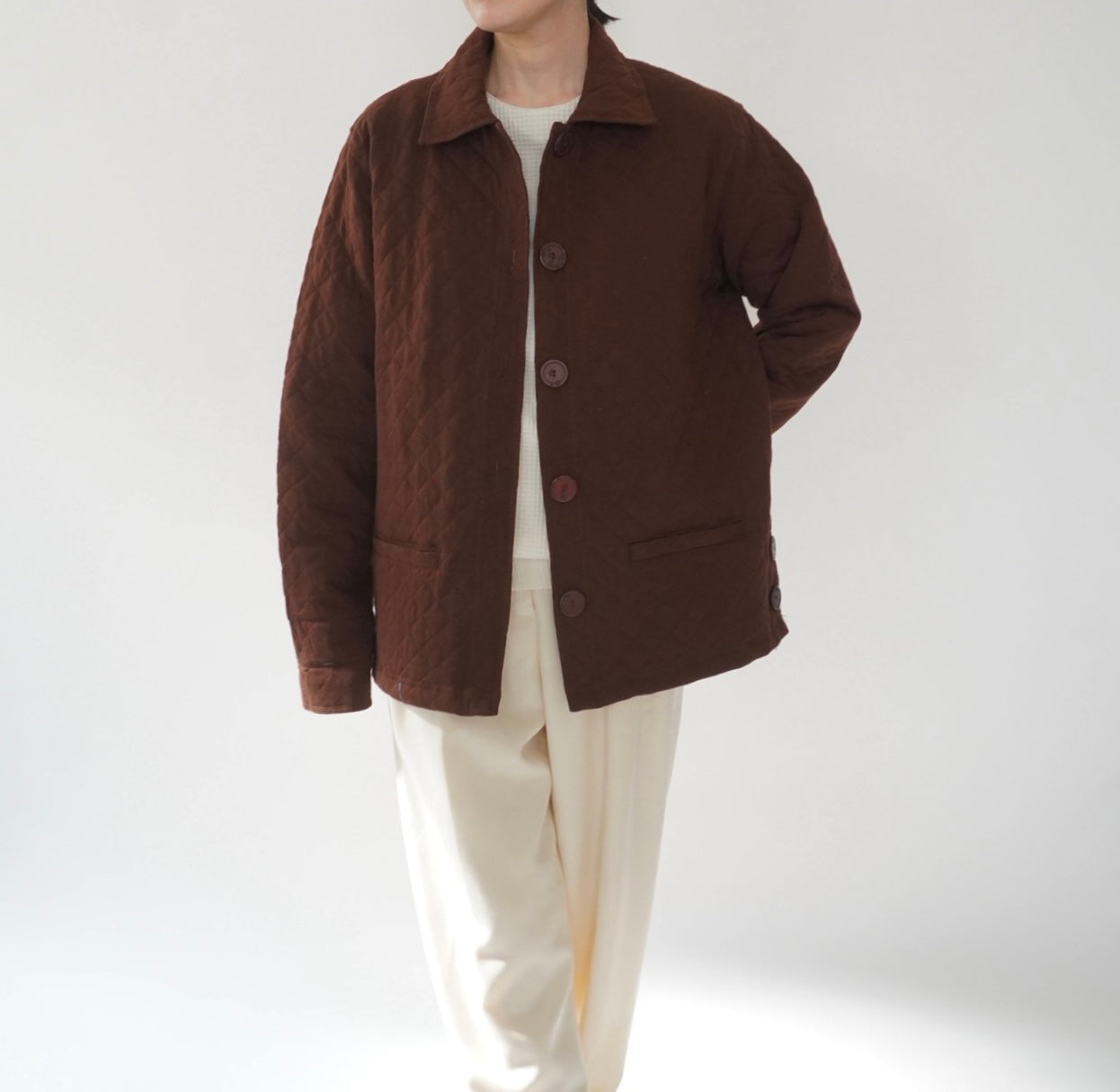 90s Quilted Light Jacket
