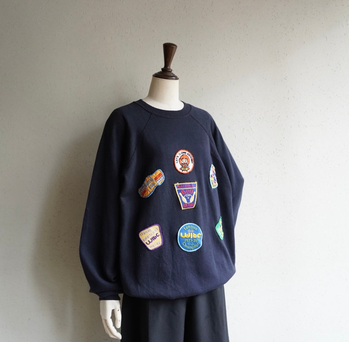 80s Patch Design Sweater