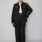 90s Black Mesh Design Shirt, Jacket