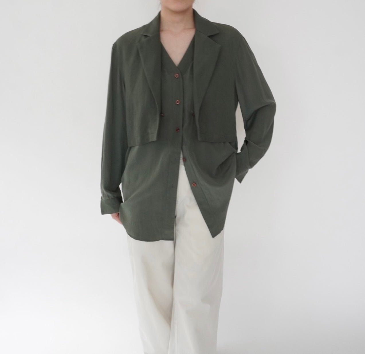 90s Silk Design Shirt