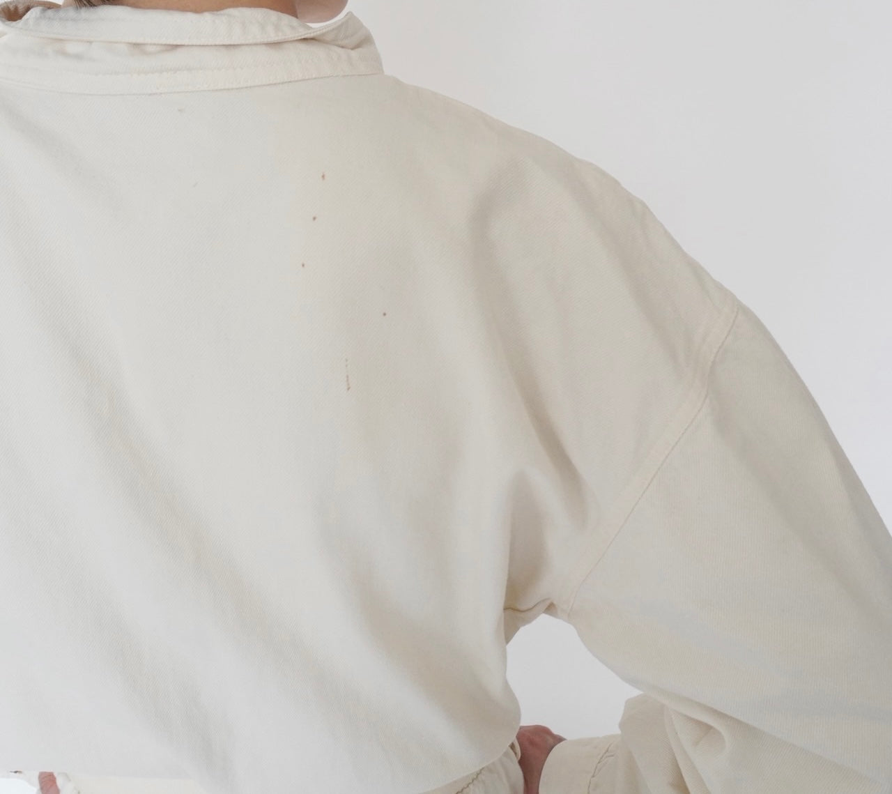 80s EURO Design Ivory Jumpsuit