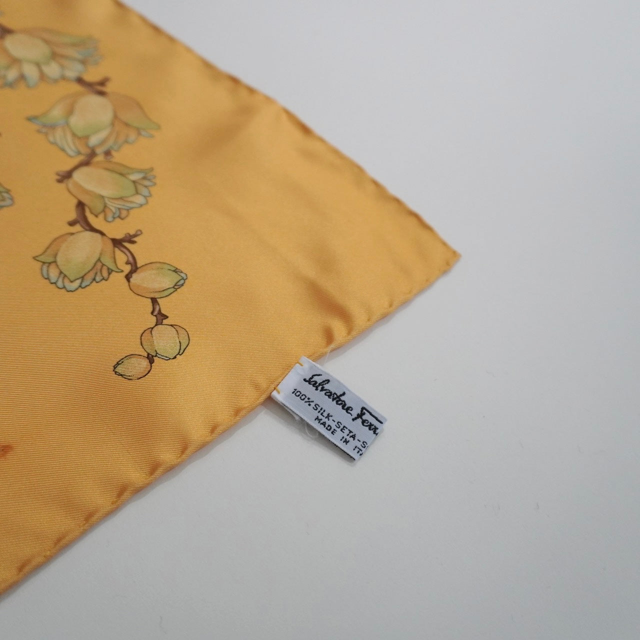 ”Salvatore Ferragamo” Silk Scarf Made in Italy