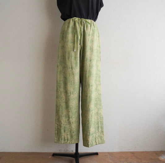 90s Pattern Wide  Pants