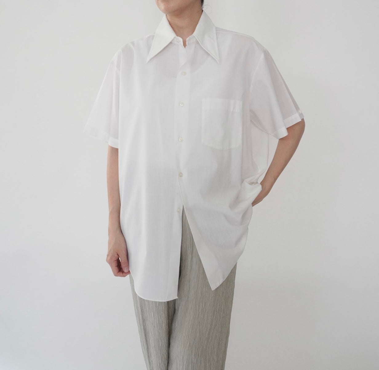 70s White Shirt
