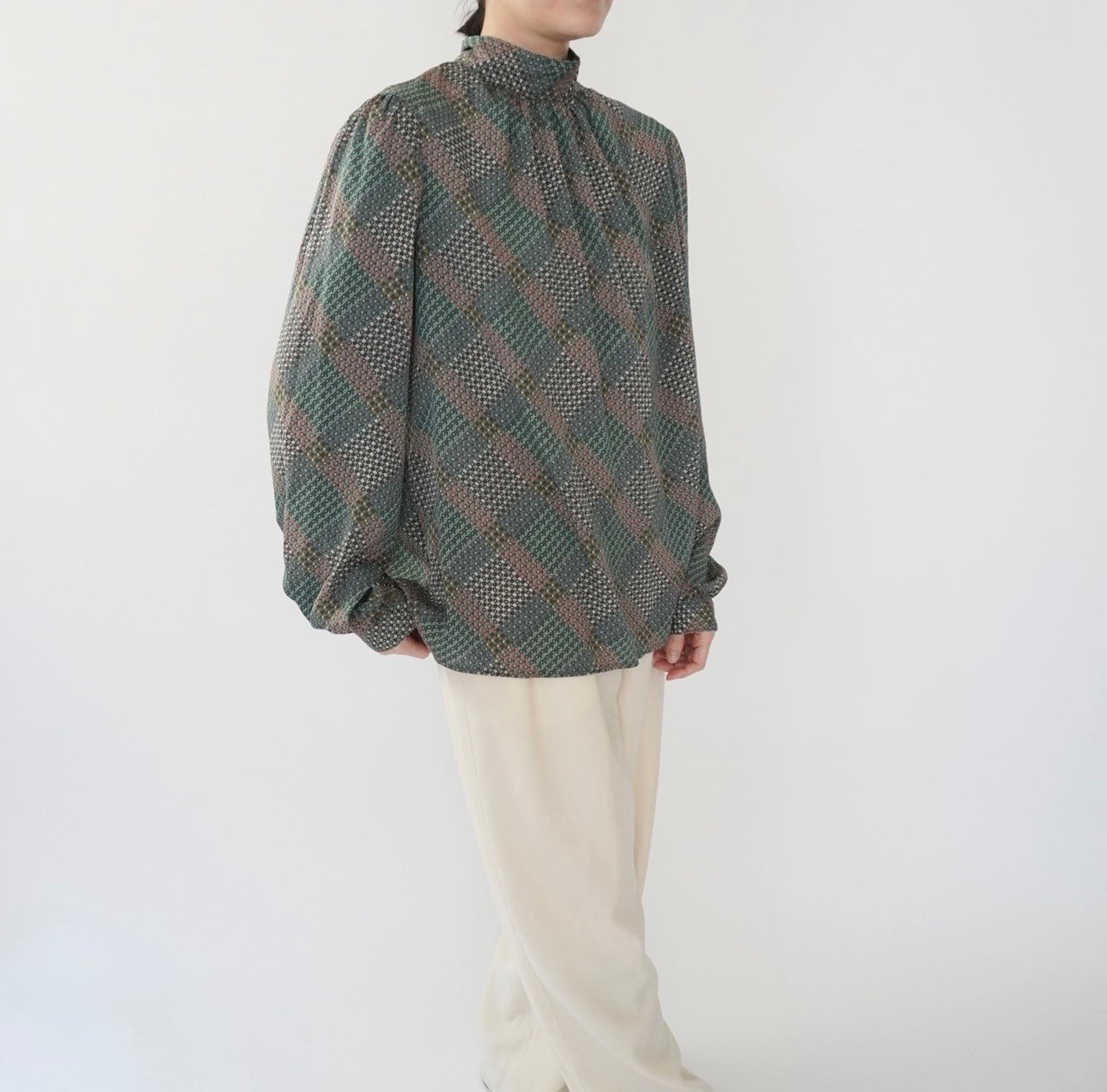 80s Pattern Blouse