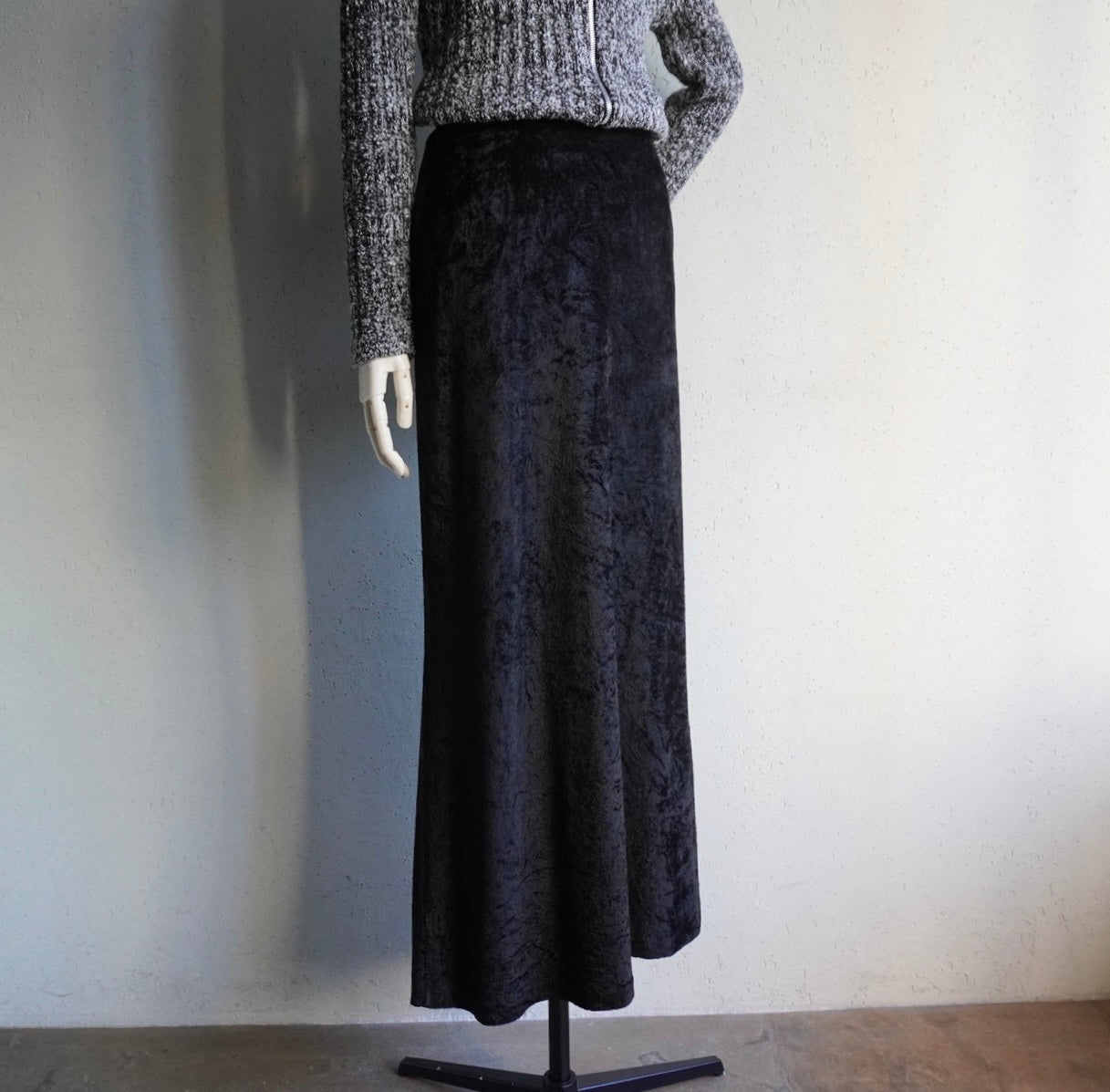 90s Velour Skirt Made in Italy