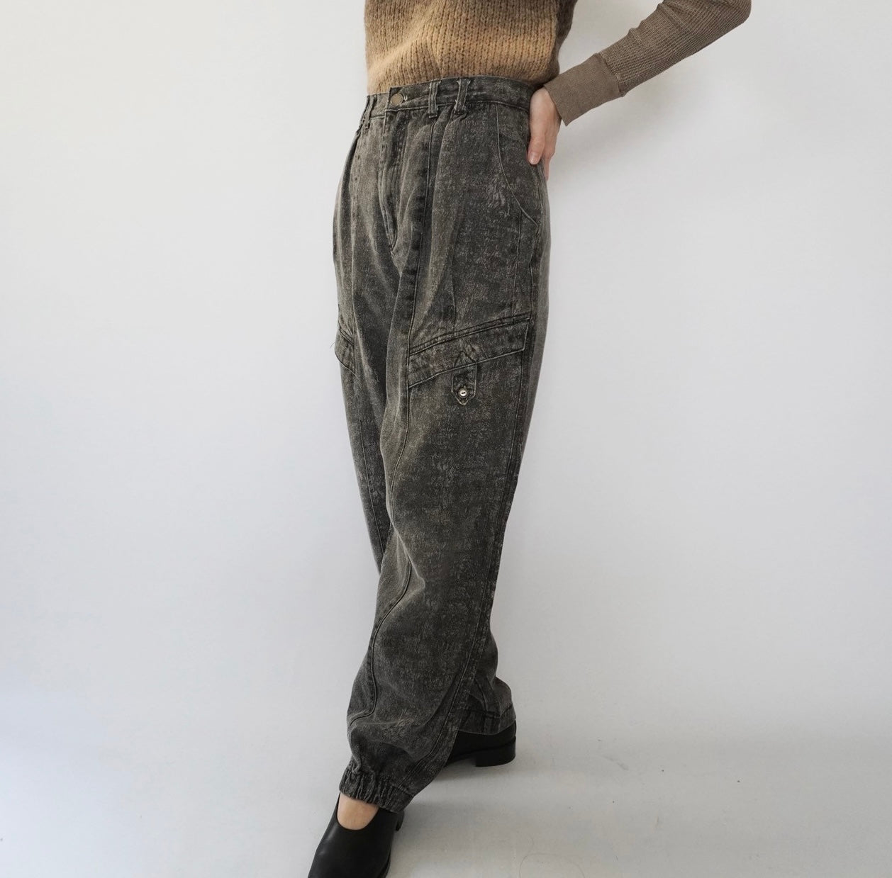 90s Design Wide Denim