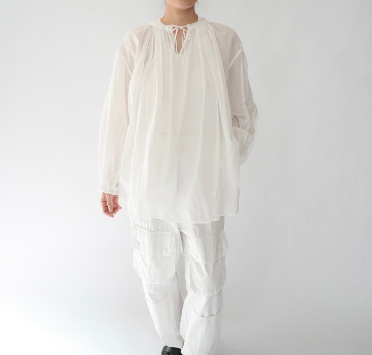 90s Cotton Tunic Made in USA