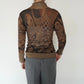 90s Pattern Sheer Top Made in USA