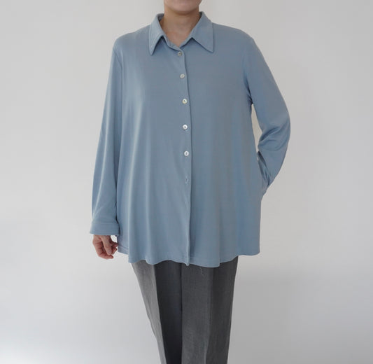 90s Light Blue Shirt Made in USA