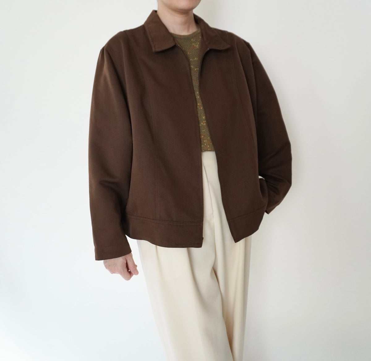 90s Brown Light Jacket
