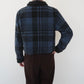 90s Plaid Fleece Zip Top Made in USA