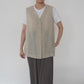 90s Beige Vest Made in USA