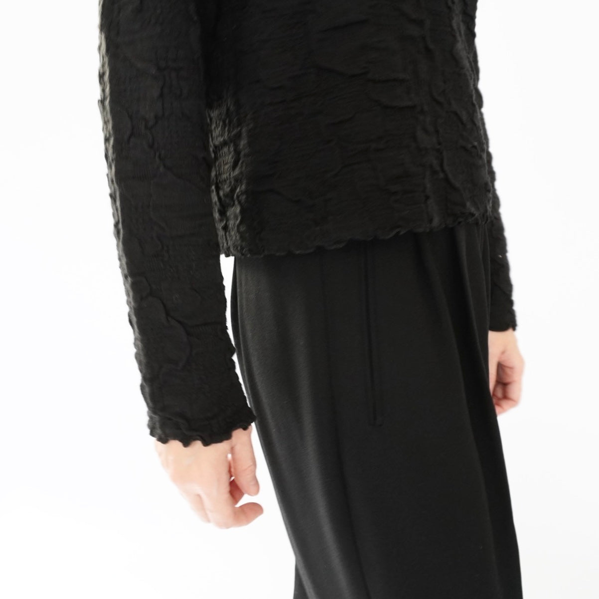 90s Pleated Top Made in USA