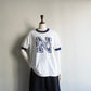 90s Printed Ringer T-shirt Made in USA