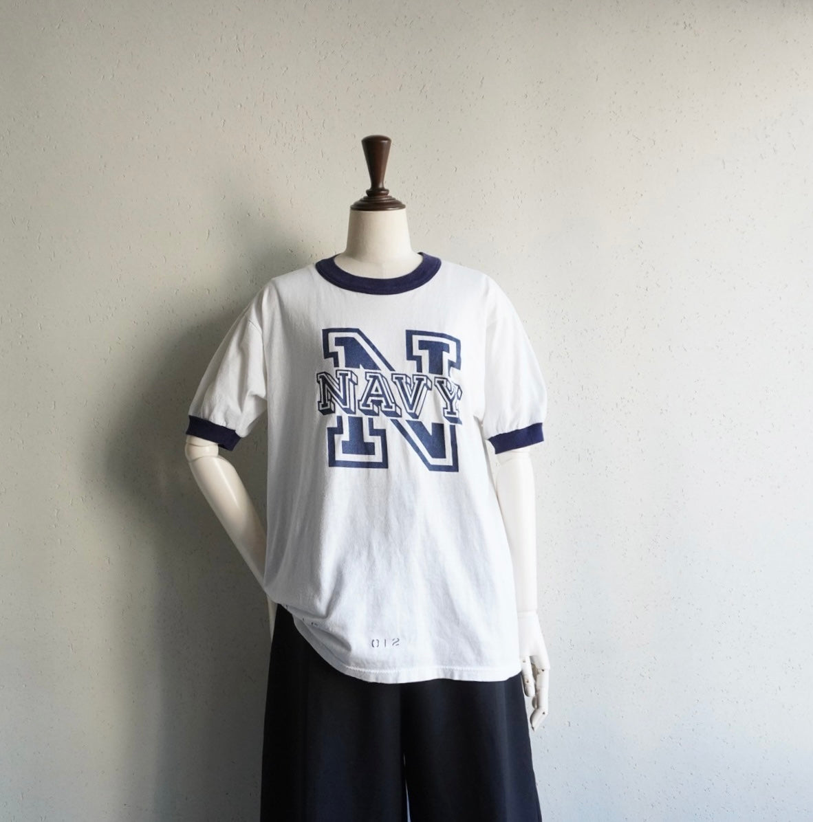 90s Printed Ringer T-shirt Made in USA