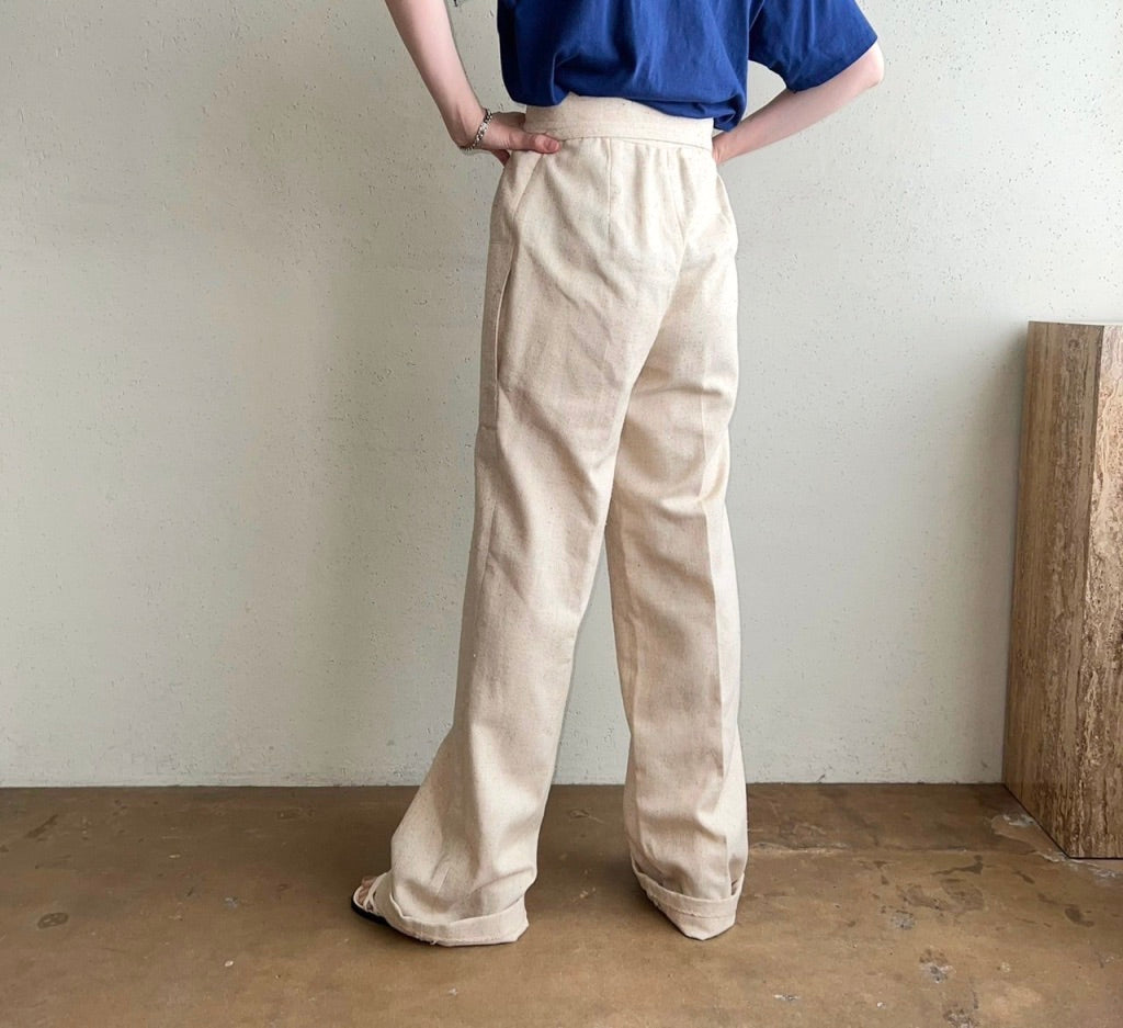 80s Belted Design Pants