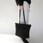 40s Woven Black Bag