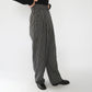 80s Black White Striped  Pants Made in Italy