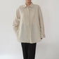 90s Beige Linen Shirt