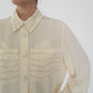 90s Design Sheer Shirt