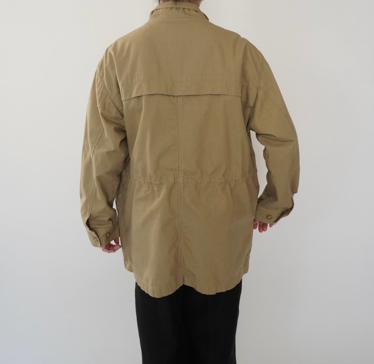 " LL Bean " Cotton  Military Jacket