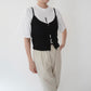 90s Lace Up Design Camisole Top