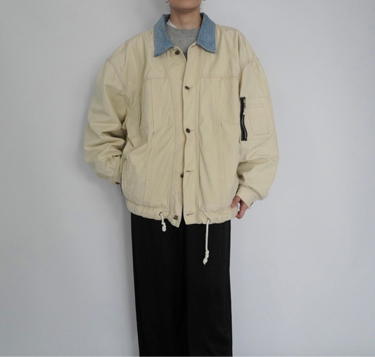 90s Denim Collar Jacket