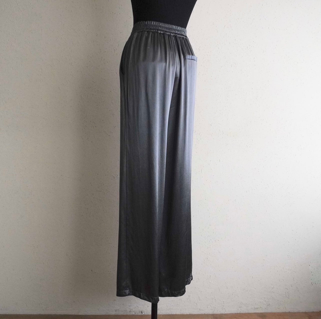 Shiny Wide Pants Made in Italy