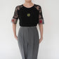 90s Lace Design Top
